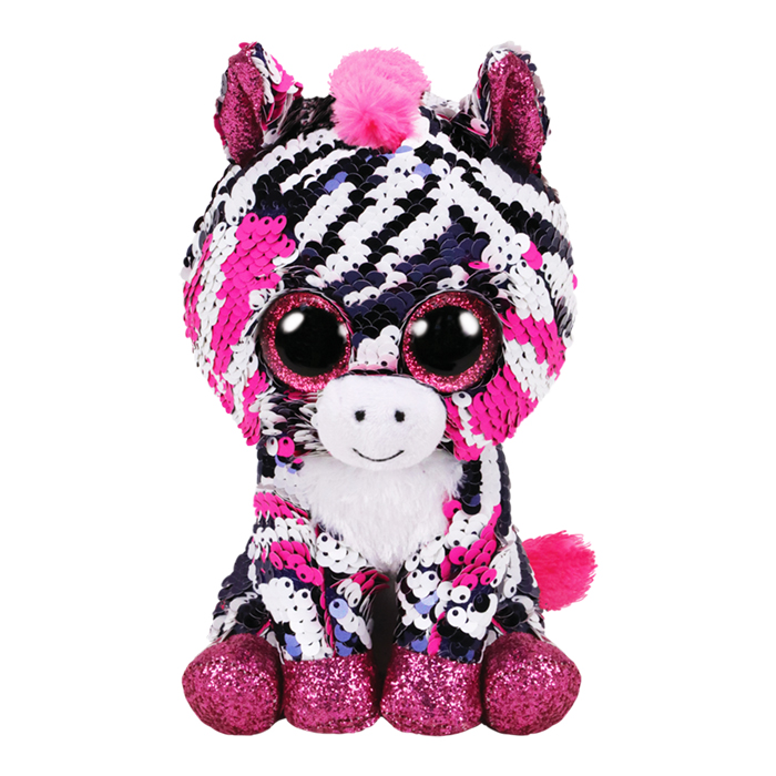 閃片粉色班馬佐伊 15CM-TY-Eurekakids