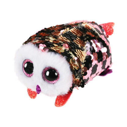 迷你閃片粉黑猫頭鷹查克斯-TY-Eurekakids
