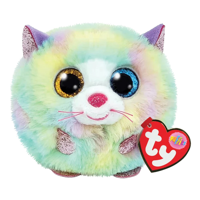 異瞳彩貓希瑟毛毛球-TY-Eurekakids