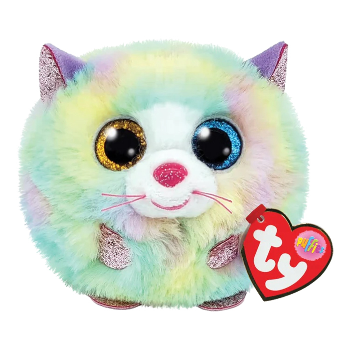 異瞳彩貓希瑟毛毛球-TY-Eurekakids