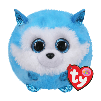 藍色哈士奇王子毛毛球-TY-Eurekakids