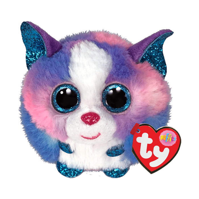 彩色哈士奇利奧毛毛球-TY-Eurekakids