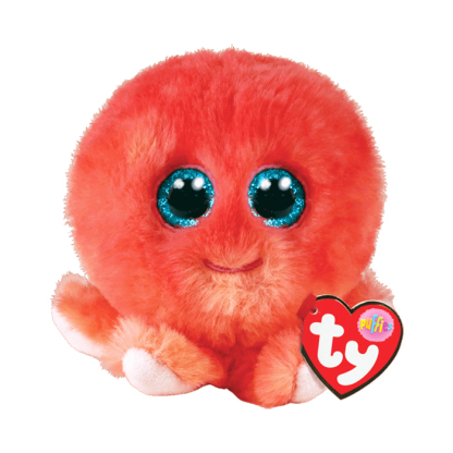 粉色章魚丸子毛毛球-TY-Eurekakids