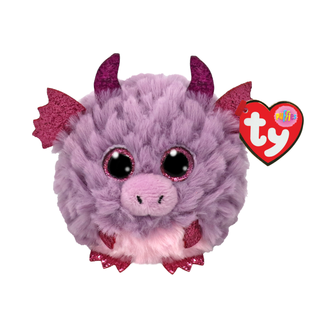 紫龍斯帕克毛毛球-TY-Eurekakids