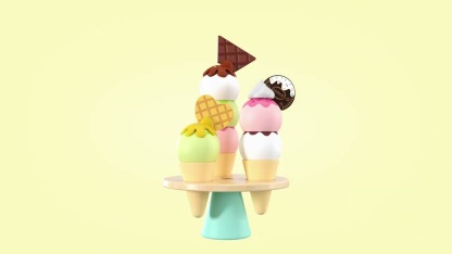 Hape Ice Cream Bucket Playset 冰淇淋桶玩具套裝 (2-8Y) \\NEW//