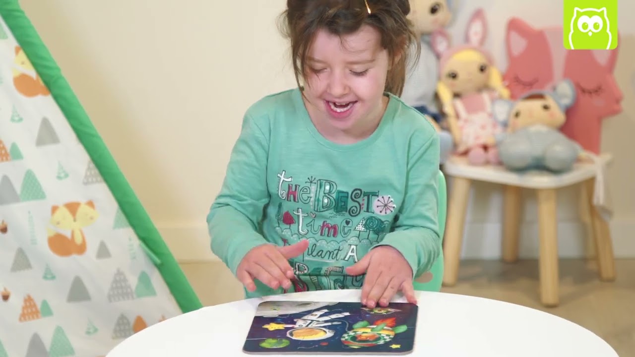 Eurekakids 4合1拼圖 - 太空人 ( 3 歲以上)