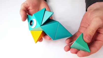 Trido Laguna 藝術 3D 磁性積木 (瀚海流光系列 基礎版 - 12件套) STEM 玩具 | 所有面均可連接，無毒且通過 CE 認證 | 適合 3 歲以上兒童 🔥八折優惠 20%🔥