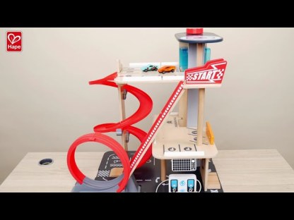 Hape Gearhead Stunt Garage 旋風競速立體賽道 (3-10Y)