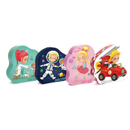 Eurekakids 4合1拼圖 - 芭蕾舞舞者 (3 歲以上)