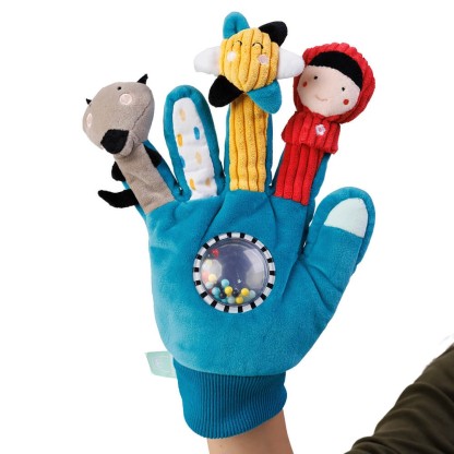 Eurekakids 嬰兒故事手套 - 小紅帽 (0個月至3歲)