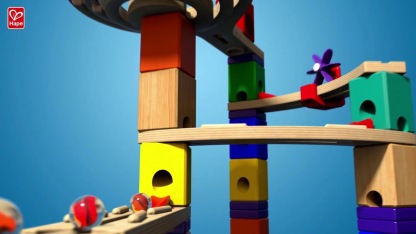 Hape Quadrilla 高階 木製彈珠軌道 Advanced Coding Set  - STEAM教育 | 使用 Quadrilla 進階程式設計世界，將邏輯、STEAM 原則與樂趣結合 ( 從6歲起 )