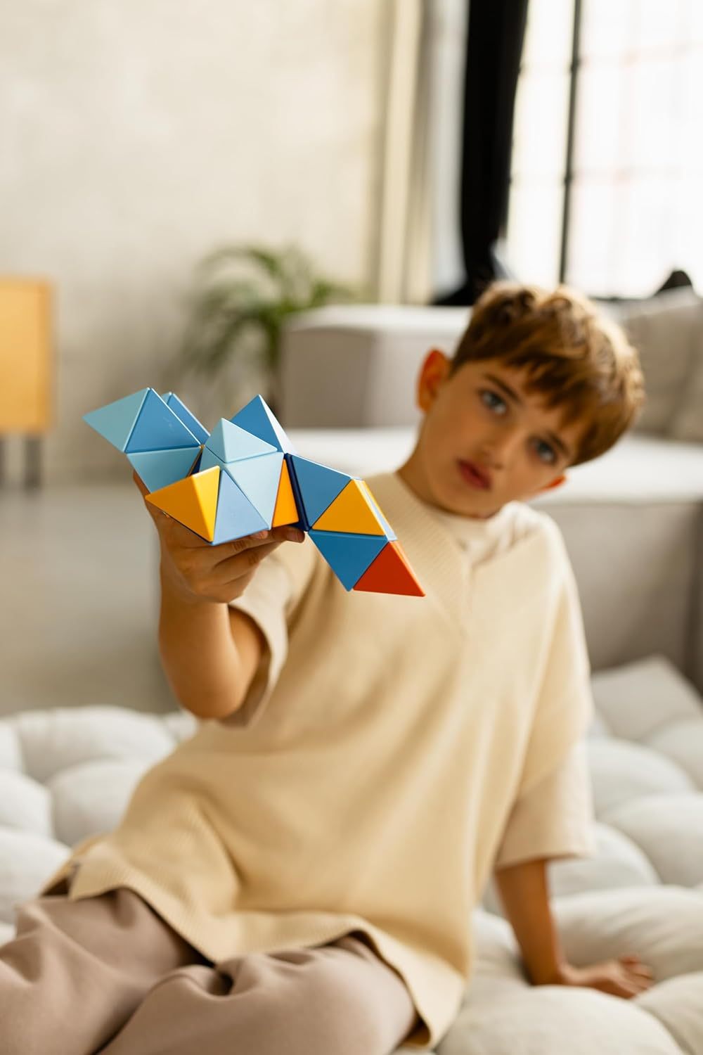 Trido Sky 磁性藝術 3D 積木 (高階版 - 36件套) STEM 玩具 | 所有面均可連接，無毒且通過 CE 認證 | 適合 3 歲以上兒童 🔥八折優惠 20%🔥