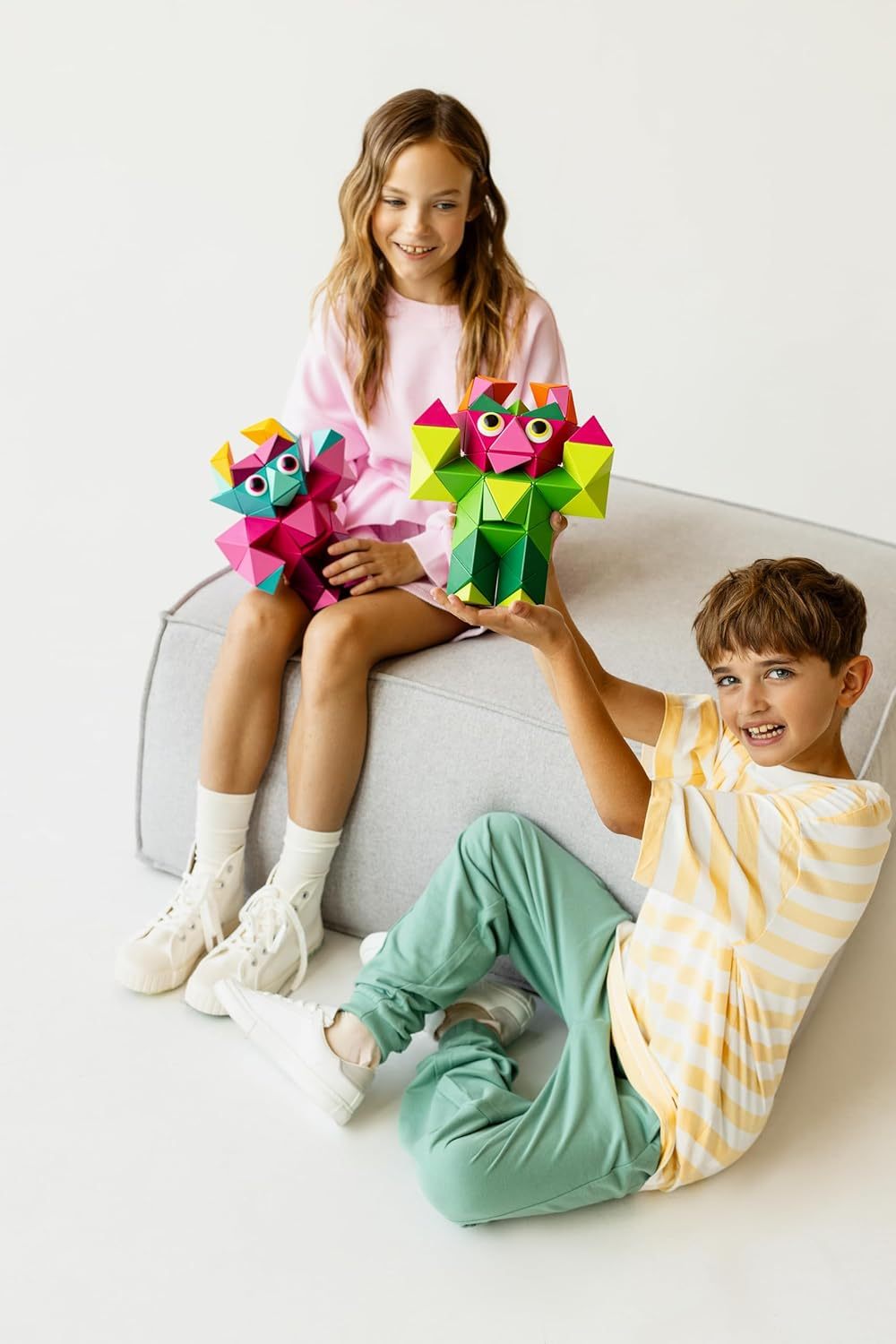 Trido 磁吸積木 - 綠野迷踪系列 (高階版 36組件) | STEM 玩具 | 3 歲或以上