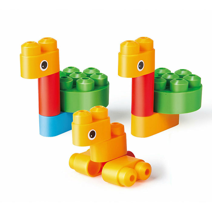 鳥類/野獸積木套裝-Poly M-Eurekakids