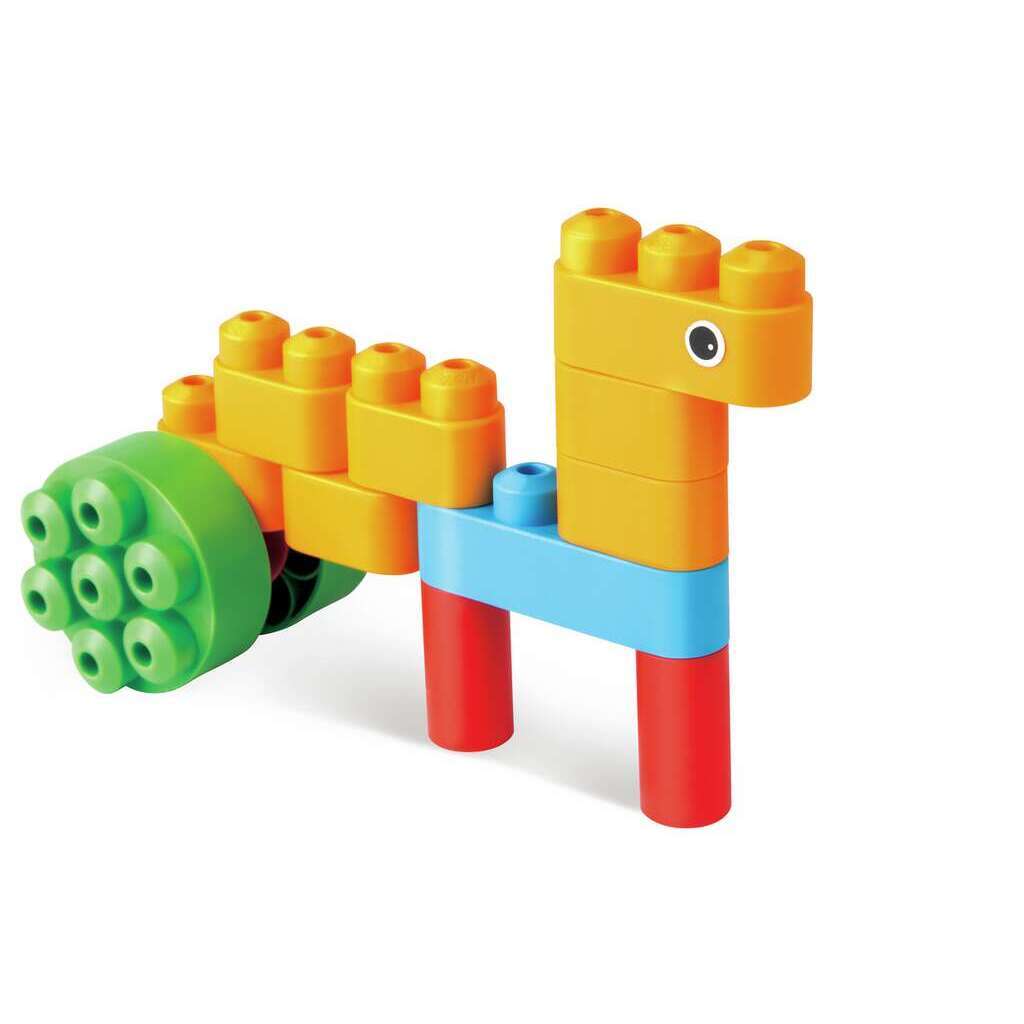 Poly M 鳥類 & 野獸積木套裝 (13pcs) | 材質柔韌無尖角，讓孩子安心抓握與拼砌 | 適合 1.5 歲+