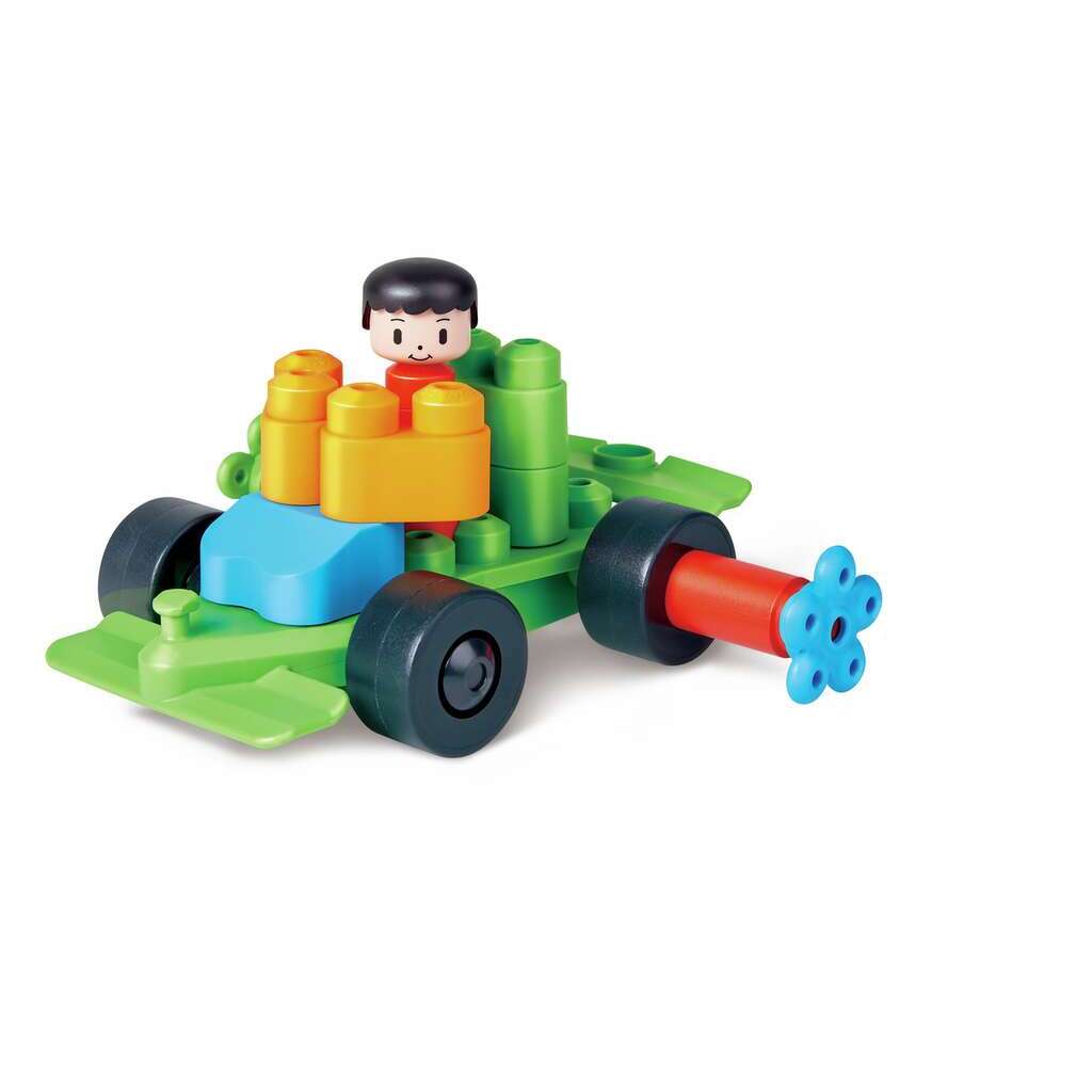 Poly M Creative City Kit 軟積木 - 創意城市套件 (49件) | 材質柔韌無尖角，讓孩子安心抓握與拼砌 | 適合 1.5－5 歲