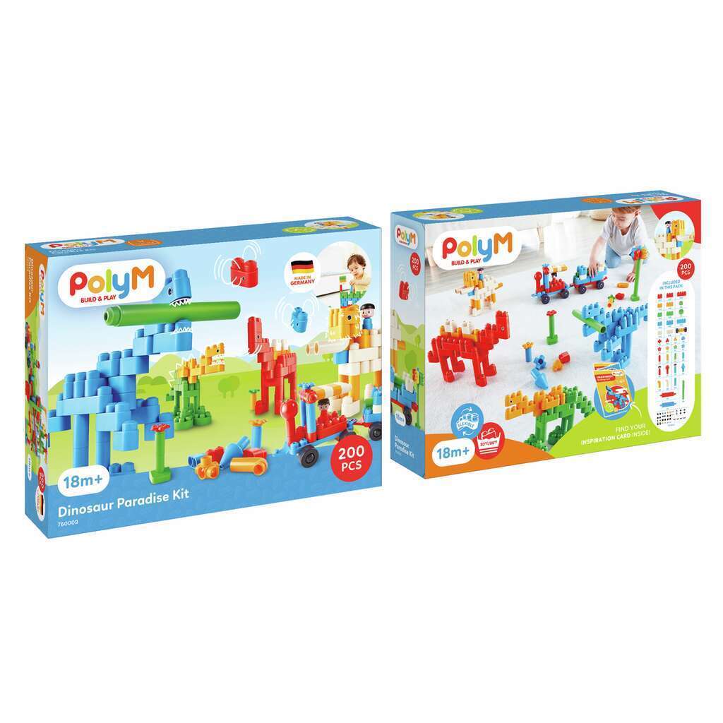 Poly M Dinosaur Paradise Kit 恐龍天堂積木套裝