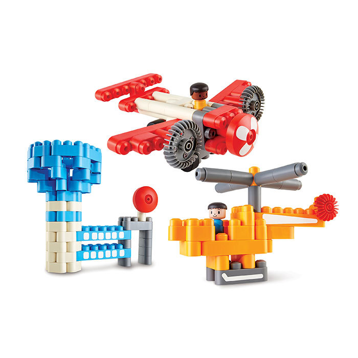 都市機場積木套裝-Poly M-Eurekakids