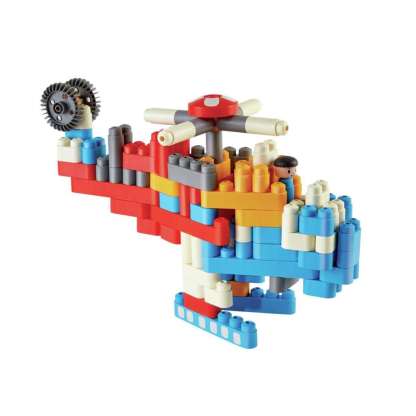 Poly M City Airport 都市機場積木套裝 (142pcs) | 材質柔韌無尖角，讓孩子安心抓握與拼砌 | 適合 2 歲+