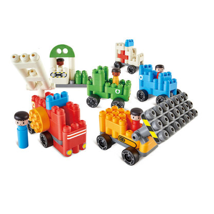 都市交通工具積木套裝-Poly M-Eurekakids