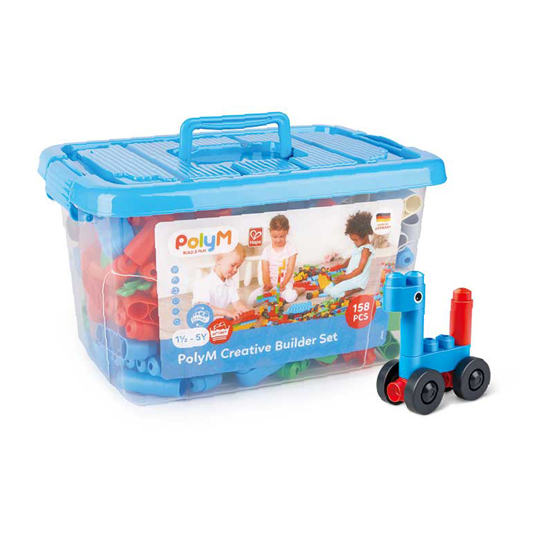 PolyM積木方盒158件組-PolyM-Eurekakids
