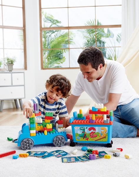 PolyM Count and Play Tow Truck 算術拖車積木套裝 114pcs (18個月至5歲)