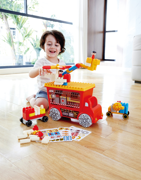 PolyM Fire Rescue Truck 消防救援車積木套裝 106pcs (18個月至5歲)
