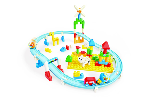 Dual Track Building Set 架空車道建築套裝 (18個月至5歲)