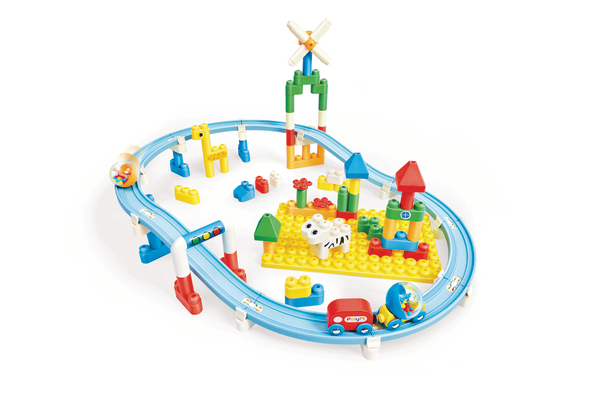 Dual Track Building Set 架空車道建築套裝 (18個月至5歲)