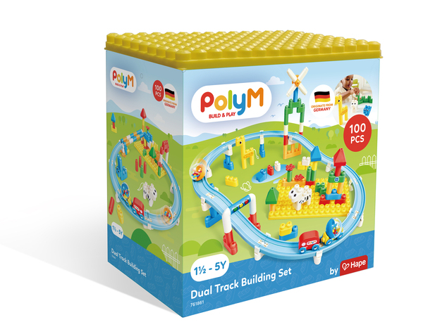 Dual Track Building Set 架空車道建築套裝 (18個月至5歲)