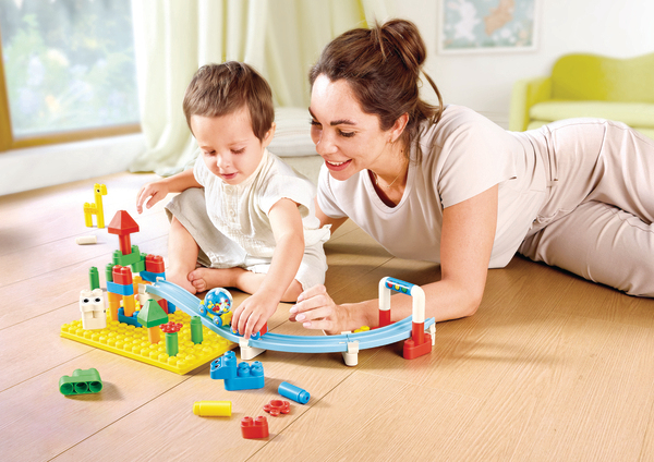 Dual Track Building Set 架空車道建築套裝 (18個月至5歲)