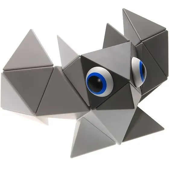 磁吸積木 灰橙色階系列  (進階版-24組件)-Trido-Eurekakids