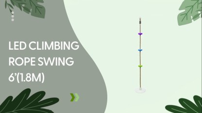 LED 攀爬繩鞦韆 6 英尺