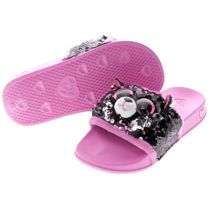 閃片灰猫琪琪涼鞋 - M-TY-Eurekakids