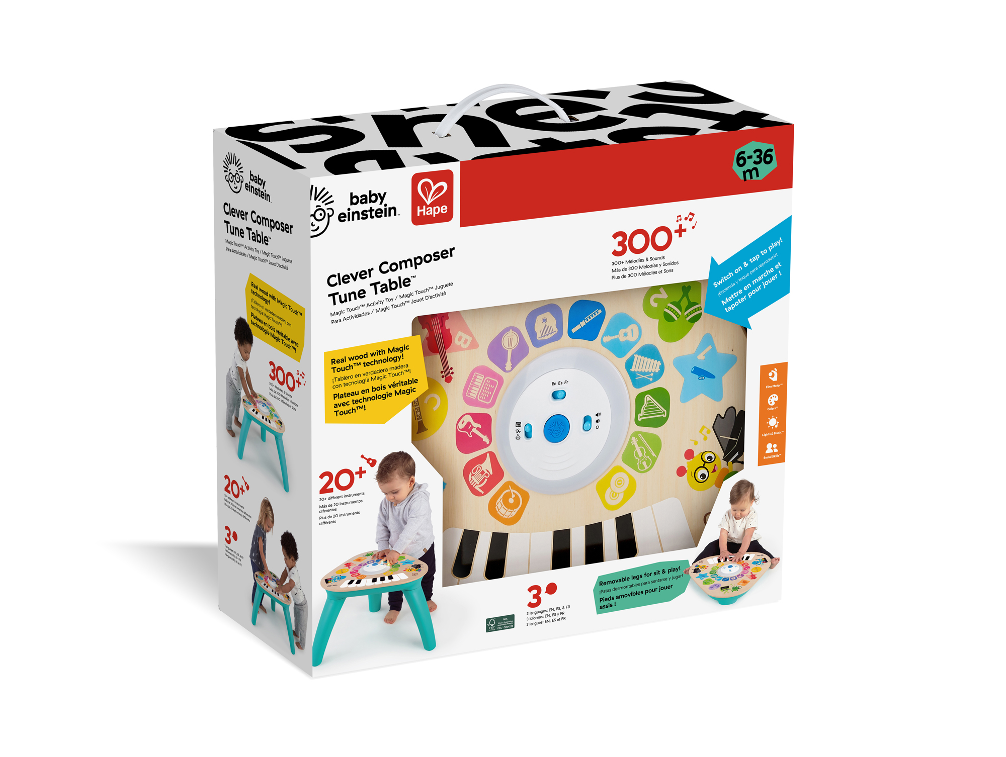智能音樂桌-Hape-Eurekakids