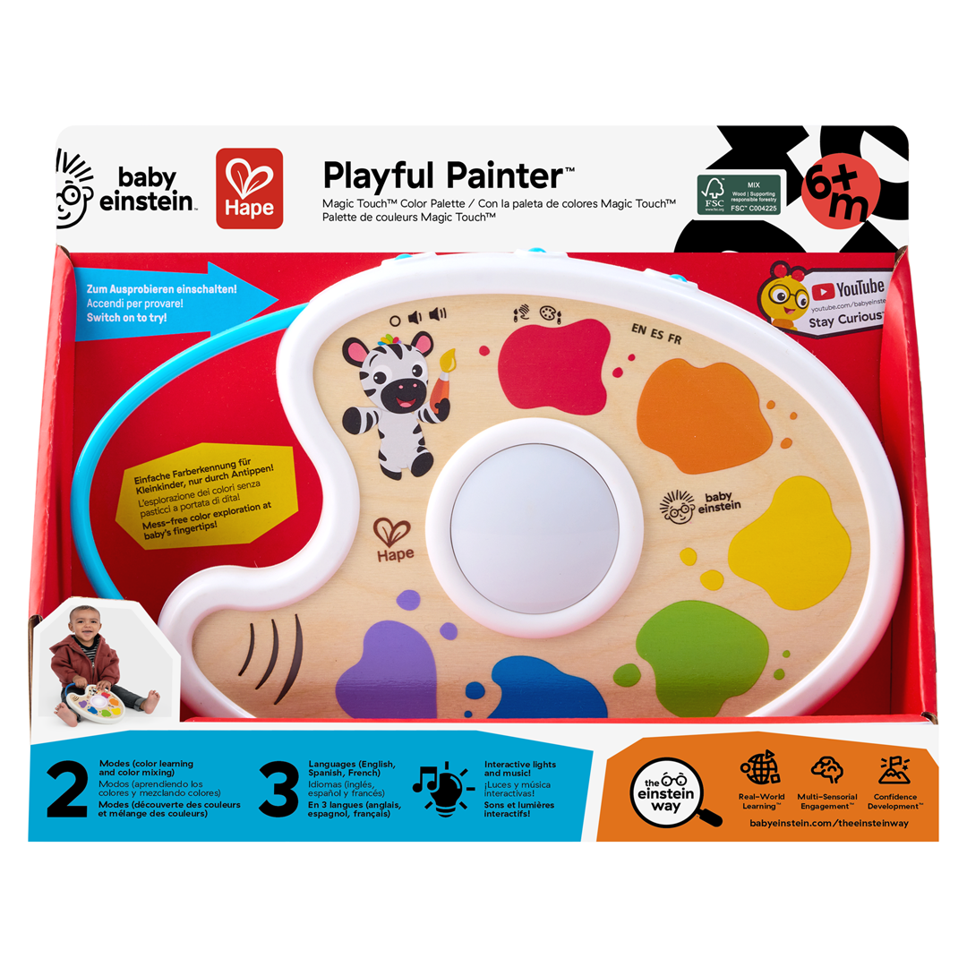 智能觸控聲光調色盤-Hape-Eurekakids