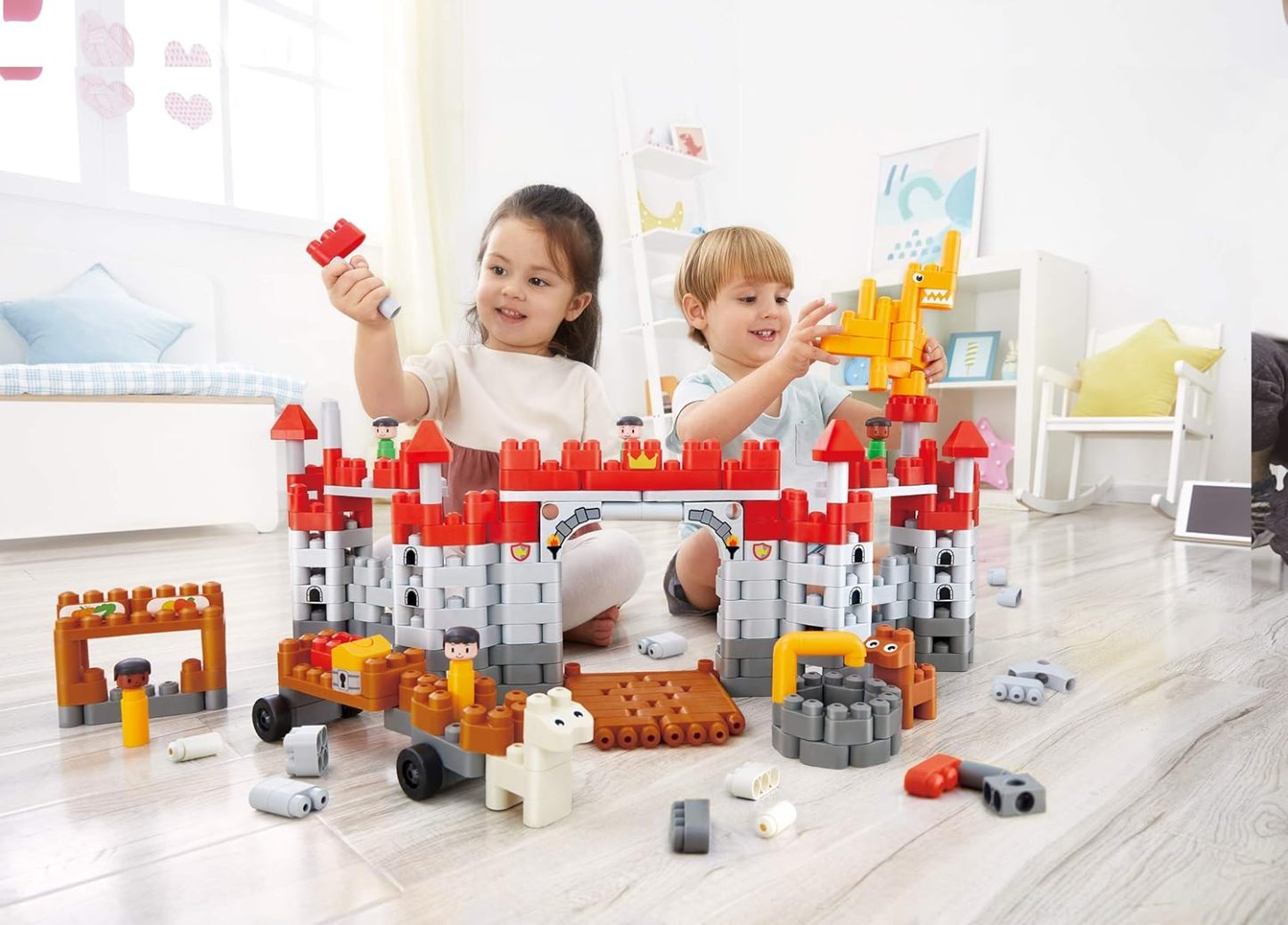 Poly M 積木套裝 - 中世紀城堡 | 適合 2-6 歲