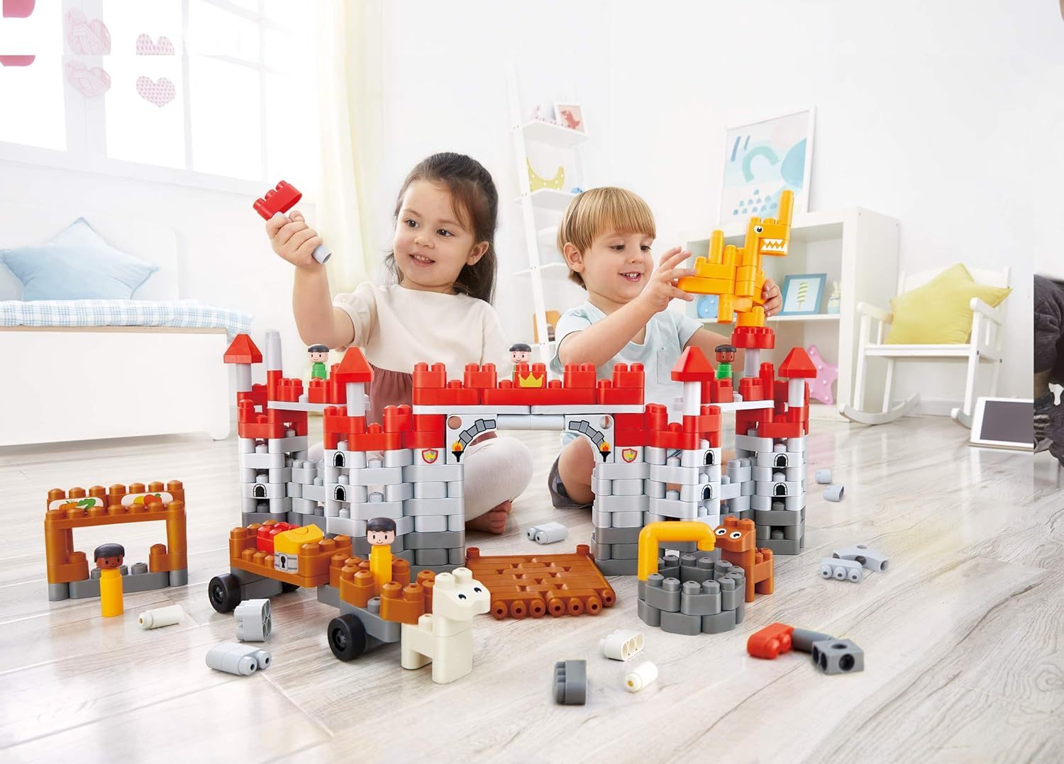 Poly M 積木套裝 - 中世紀城堡 | 適合 2-6 歲