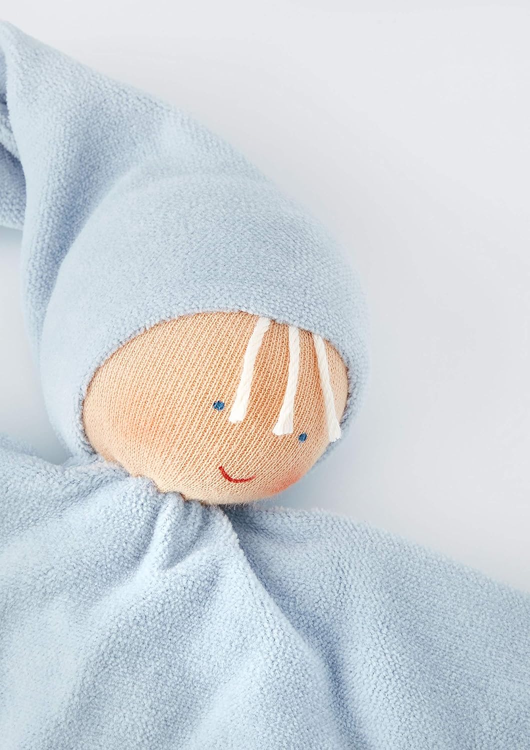 Kathe Kruse Organic Gugguli Angel Plush Doll - Light Blue (0歲以上)