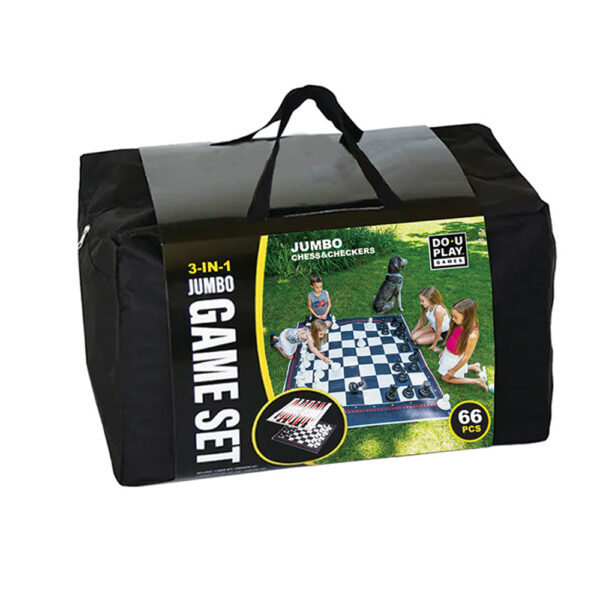 3-in-1 遊戲/西洋棋/跳棋/西洋雙陸棋組合-LIBO-Eurekakids