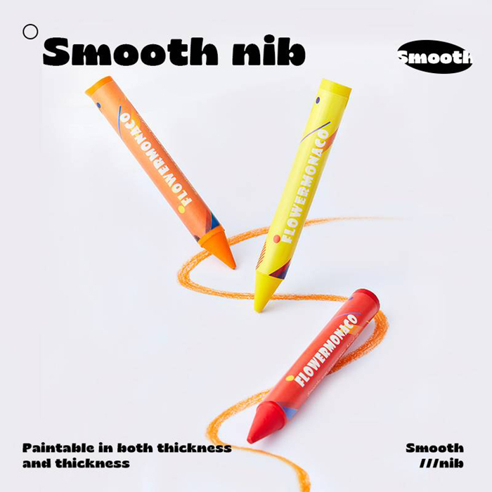 小手抓握蠟筆16色 | Palm Crayons 16 color-Flower Monaco-Eurekakids