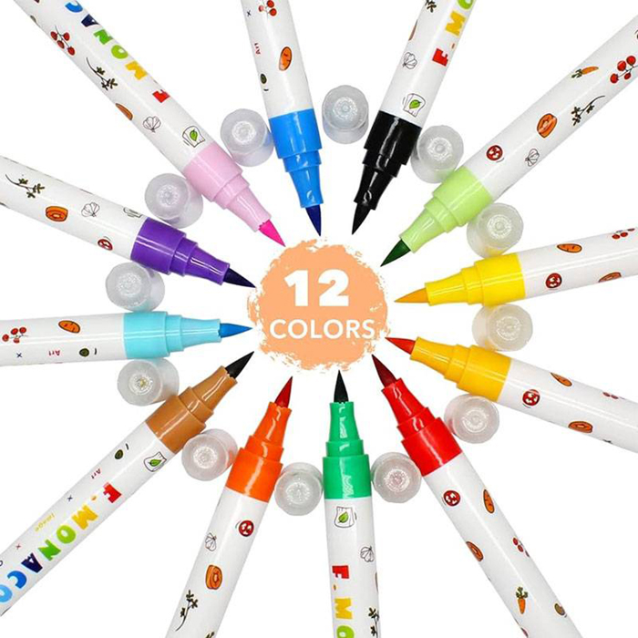 Eurekakids-水洗水彩筆12色 | Washable Markers 12color