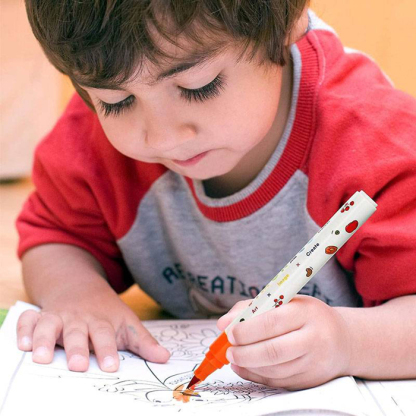 水洗水彩筆12色 | Washable Markers 12color-Flower Monaco-Eurekakids