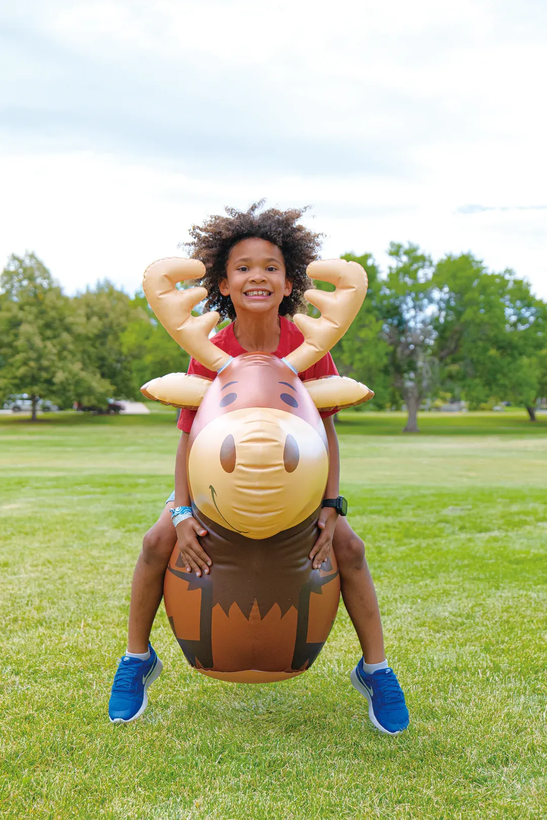 動物空中跳躍泡泡球 - Reindeer 馴鹿-LIBO-Eurekakids