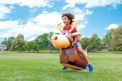 動物空中跳躍泡泡球 - Reindeer 馴鹿-LIBO-Eurekakids