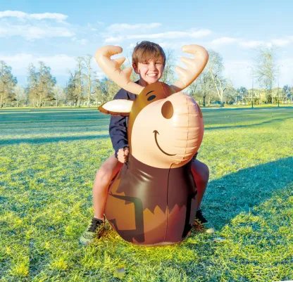 動物空中跳躍泡泡球 - Reindeer 馴鹿-LIBO-Eurekakids