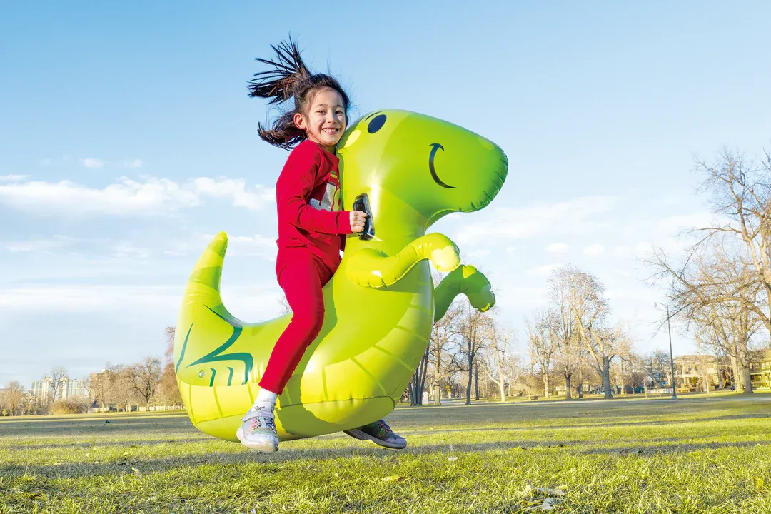 動物空中跳躍泡泡球 - Dinosaur 恐龍-LIBO-Eurekakids