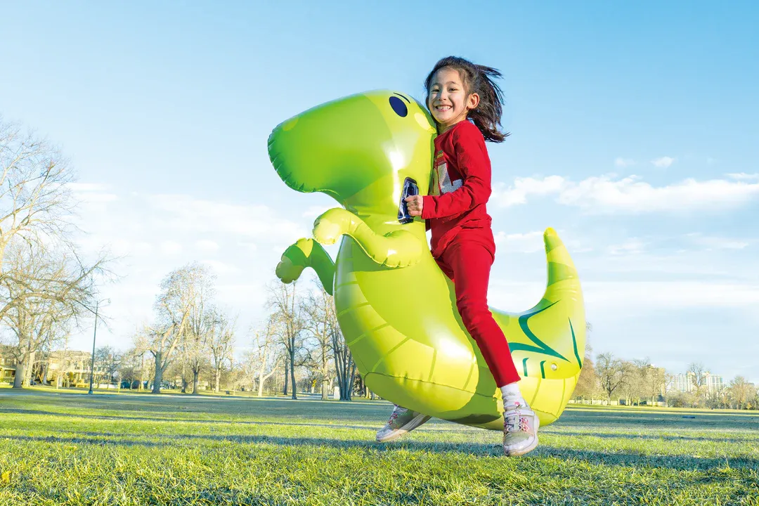 動物空中跳躍泡泡球 - Dinosaur 恐龍-LIBO-Eurekakids