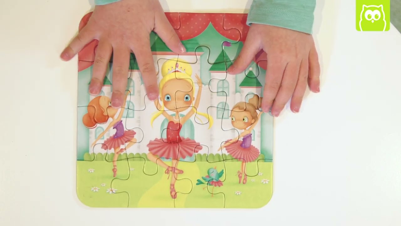 Eurekakids 4合1拼圖 - 芭蕾舞舞者 (3 歲以上)