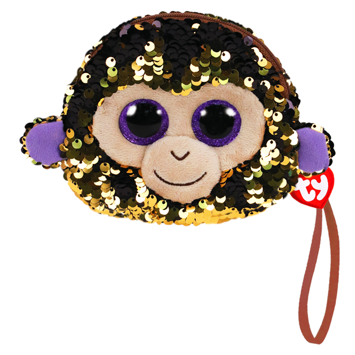 閃片棕猴可可奈特 - 零錢包-TY-Eurekakids